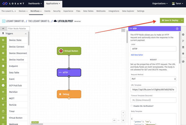 Getting Started With The Lifx Remote Api And Losant